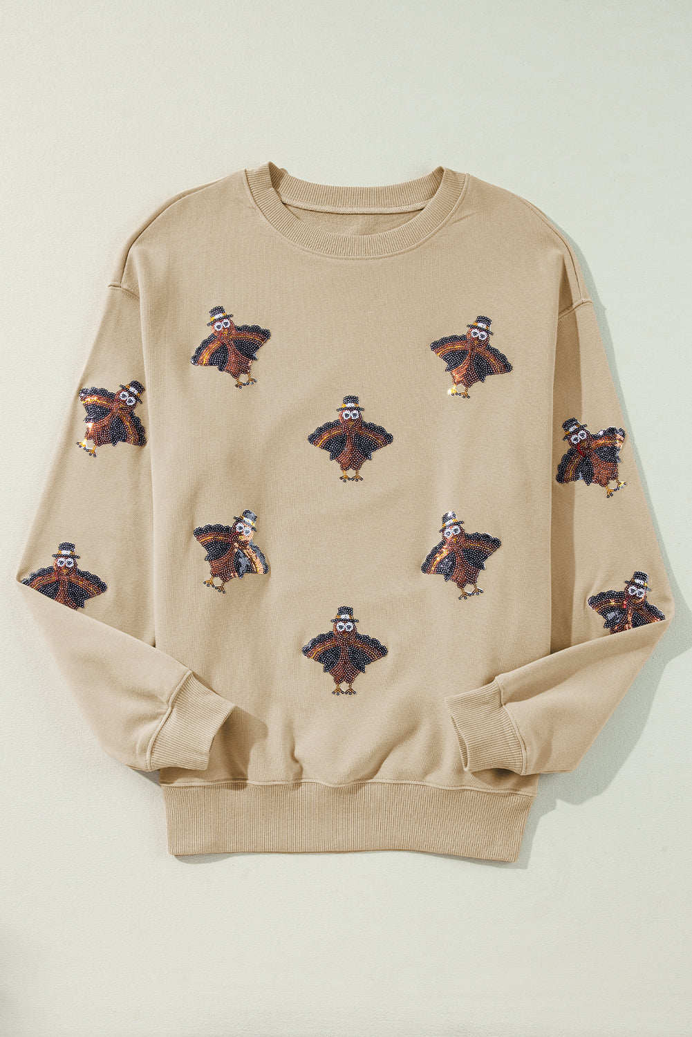 Parchment Turkey Thanksgiving Holiday Sweatshirt