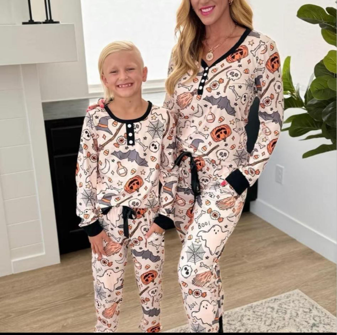 Halloween Mommy and Me Pjs