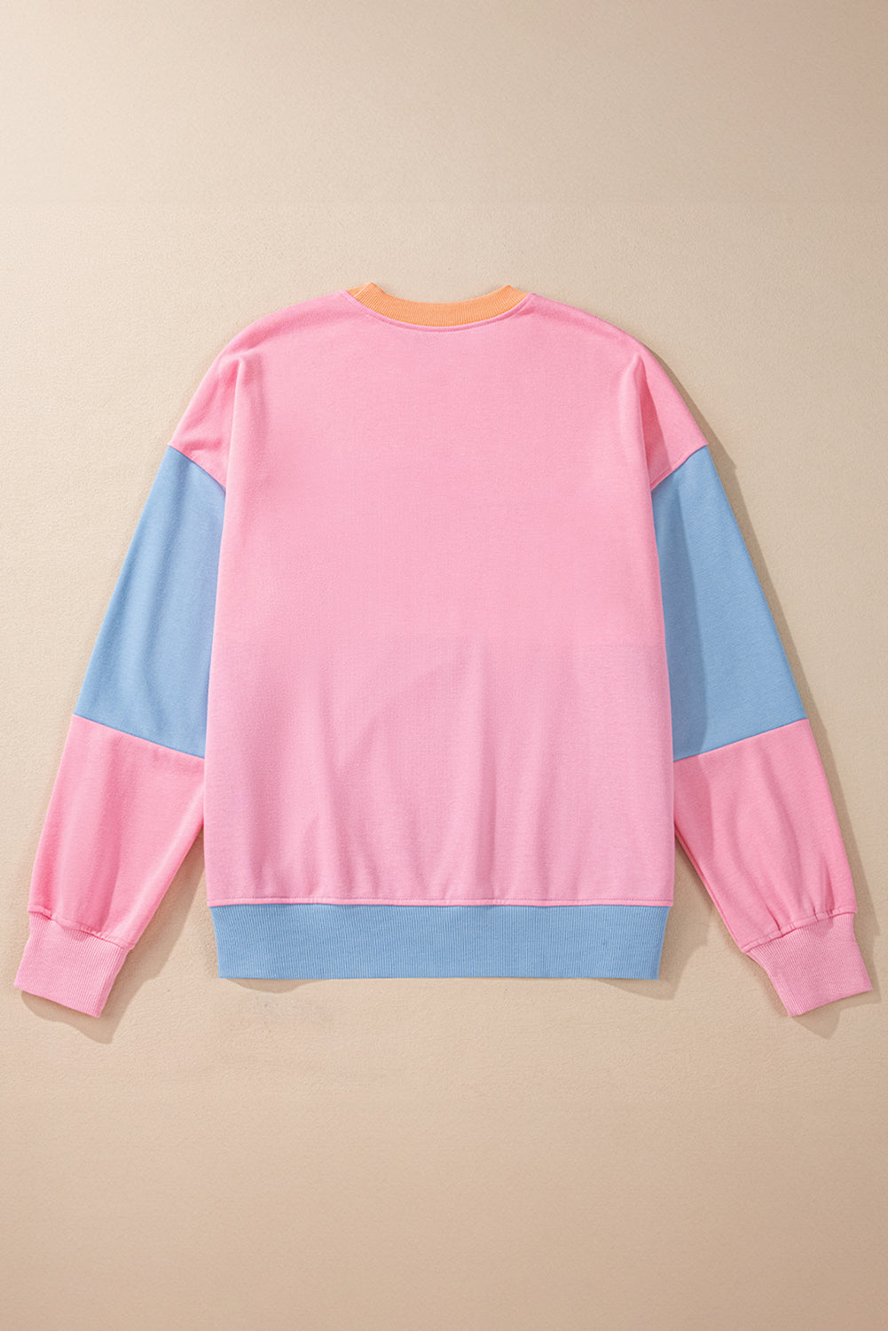 Blossom Colorblock Drop Shoulder Sweatshirt