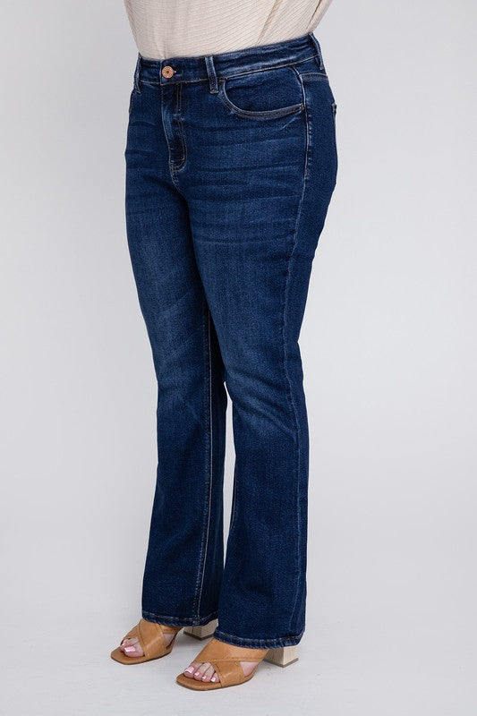 Plus Size High Rise Bootcut Jeans